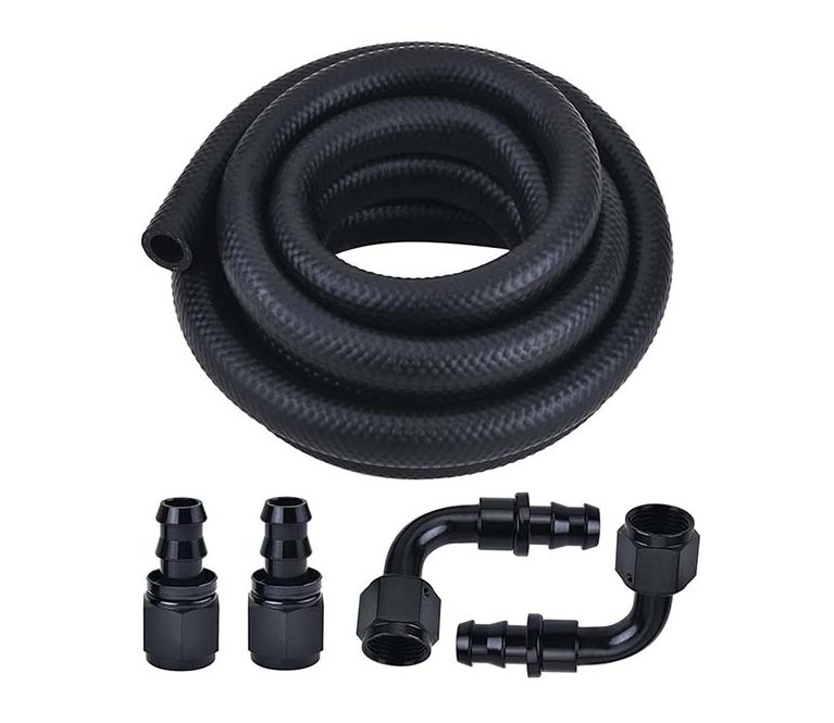 Pushlock rubber oil cooler hose for vehicles and motorcycles oil coolant system. rubber oil hose.